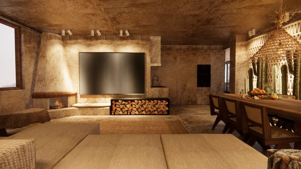 Apartament buzë detit, Durrës: projektim interieri nga Claud Architects, foto 3