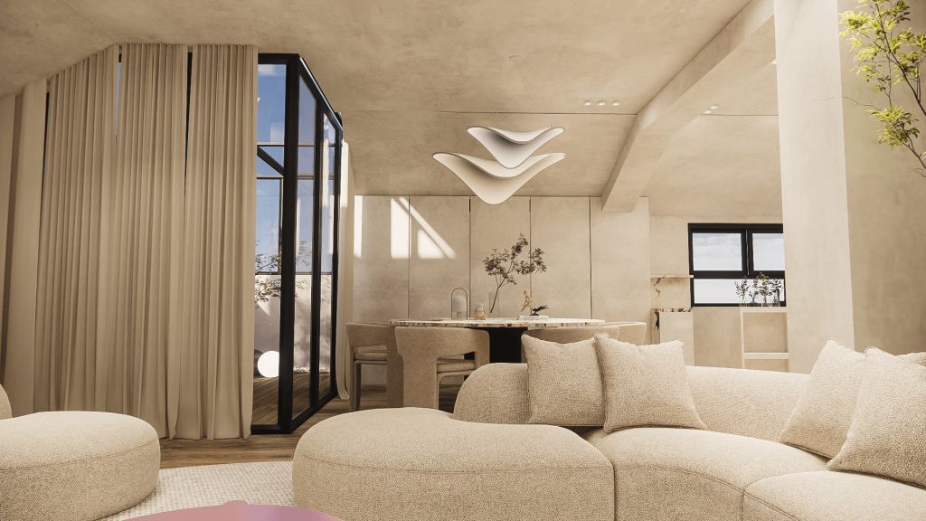 Komuna, Tiranë: projektim interieri nga Claud Architects, foto 9